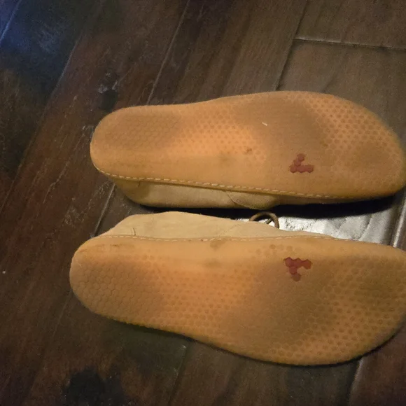 Tan Suede Lace-Up Shoes - Picture 3 of 3